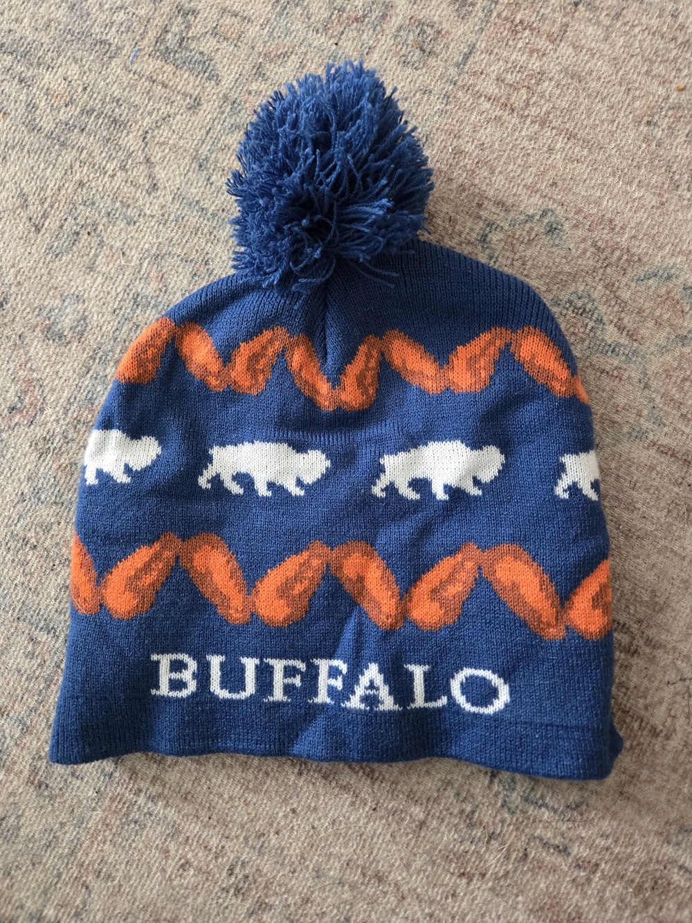 Buffalo Wing Wear Authentic Buffalo Company Royal Blue Chicken Wing Hat One Size